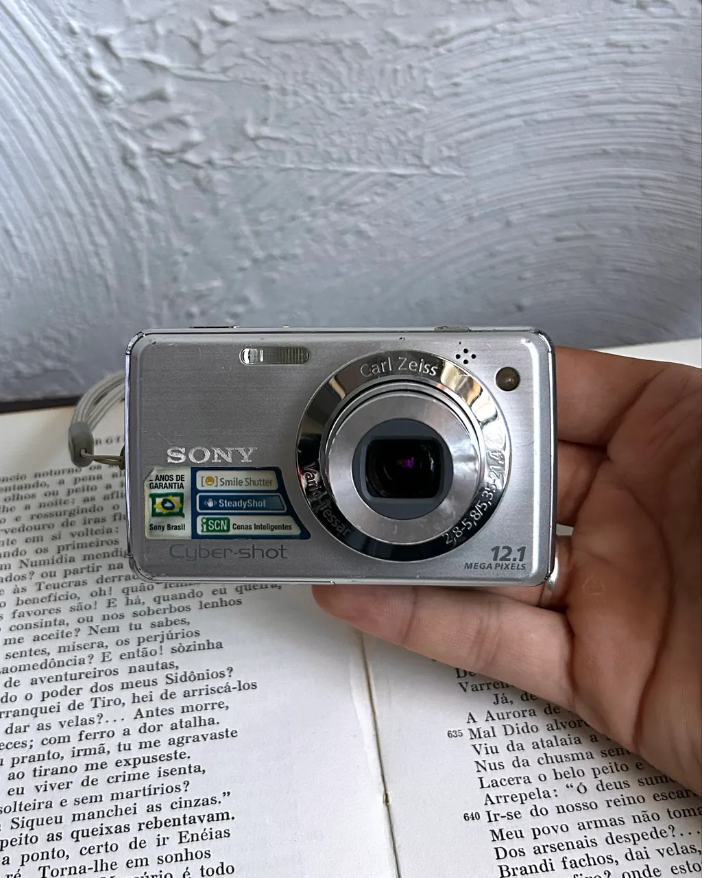 cybershot sony dsc-w320 cinza completa e pronta pra uso! - Câmeras