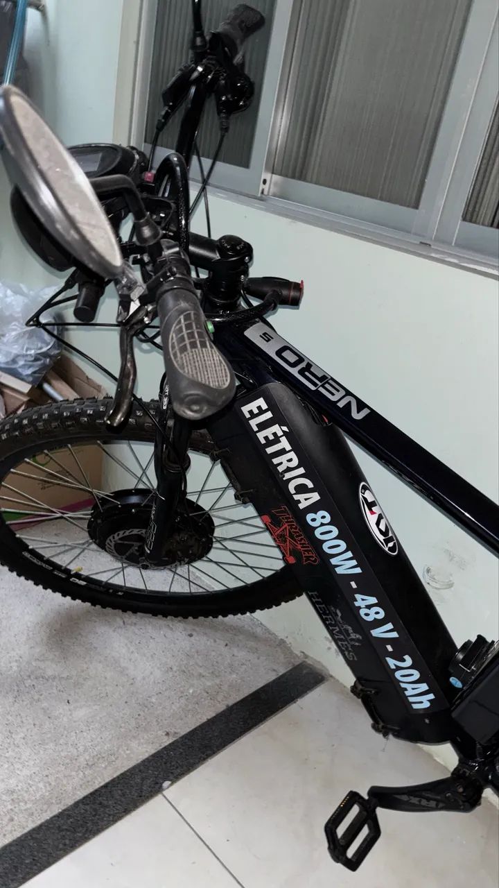 BICICLETA ELÉTRICA 800W - 48V - 20AH - Foto 3