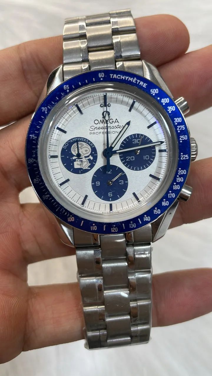 Relógio Speedmaster Movimento Quartzo com Tamanho de 44mm
