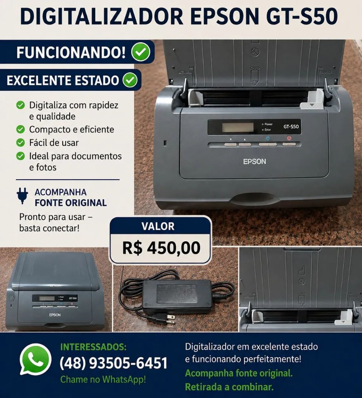 Digitalizador GT-S50