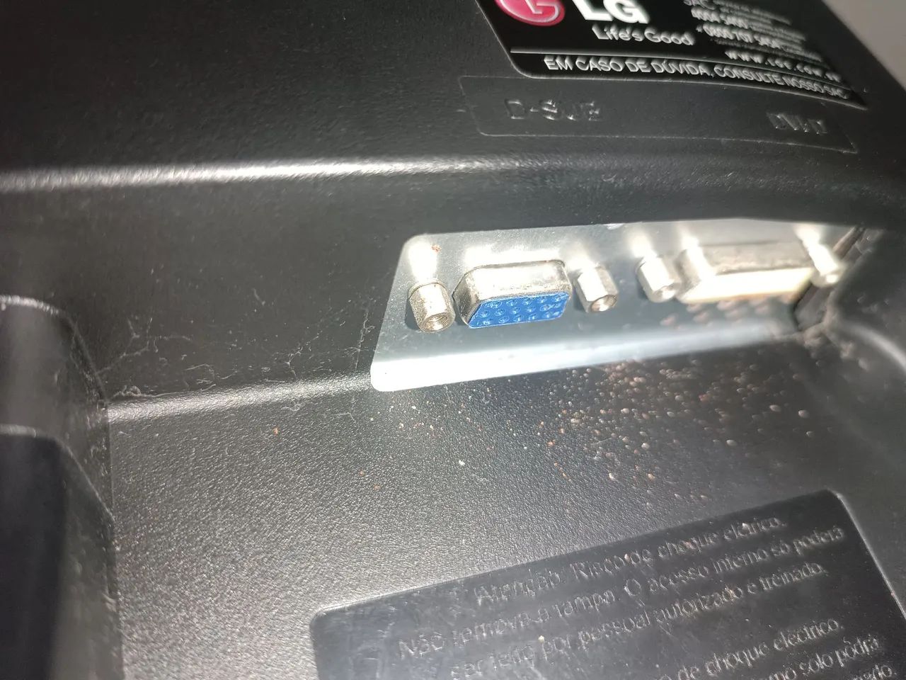 Monitor LG 20 Polegadas Funcionando Com Avarias  - Foto 2