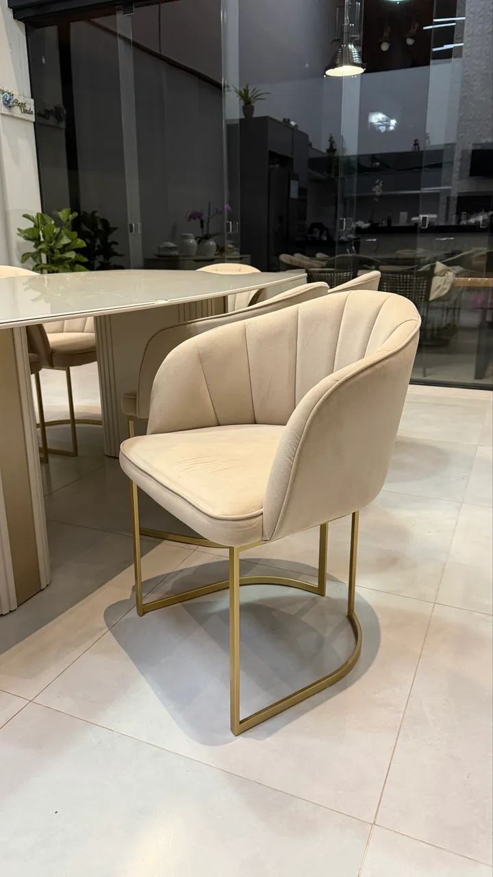 CONJUNTO MESA 8 LUGARES ALTO PADRÃO  - Foto 5
