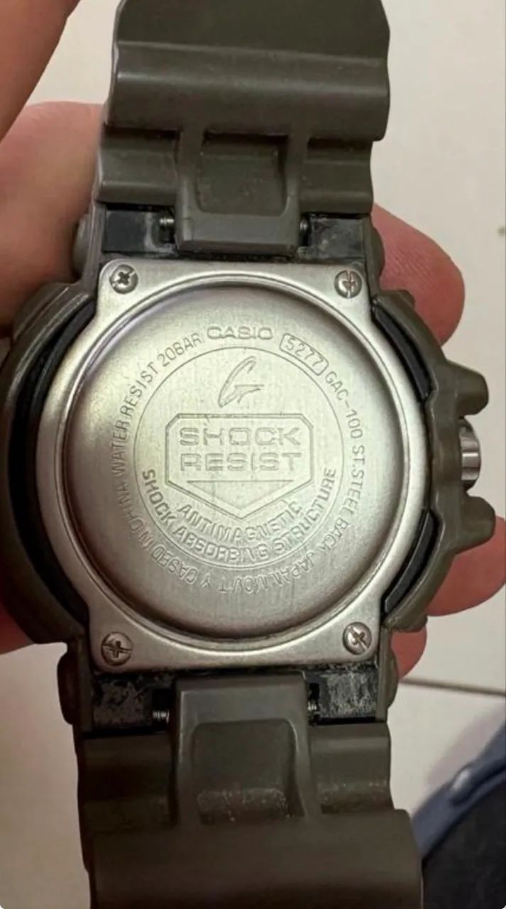 Relógio Casio G-Shock original modelo GAC-100, módulo 5277 - Foto 2
