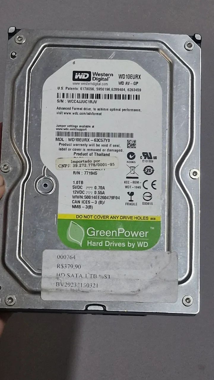 Hd 1tb seagete