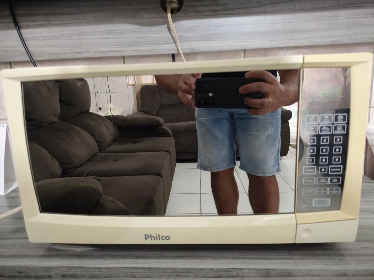 Microondas Philco Espelhado,20 lts, entrego e dou garantia 