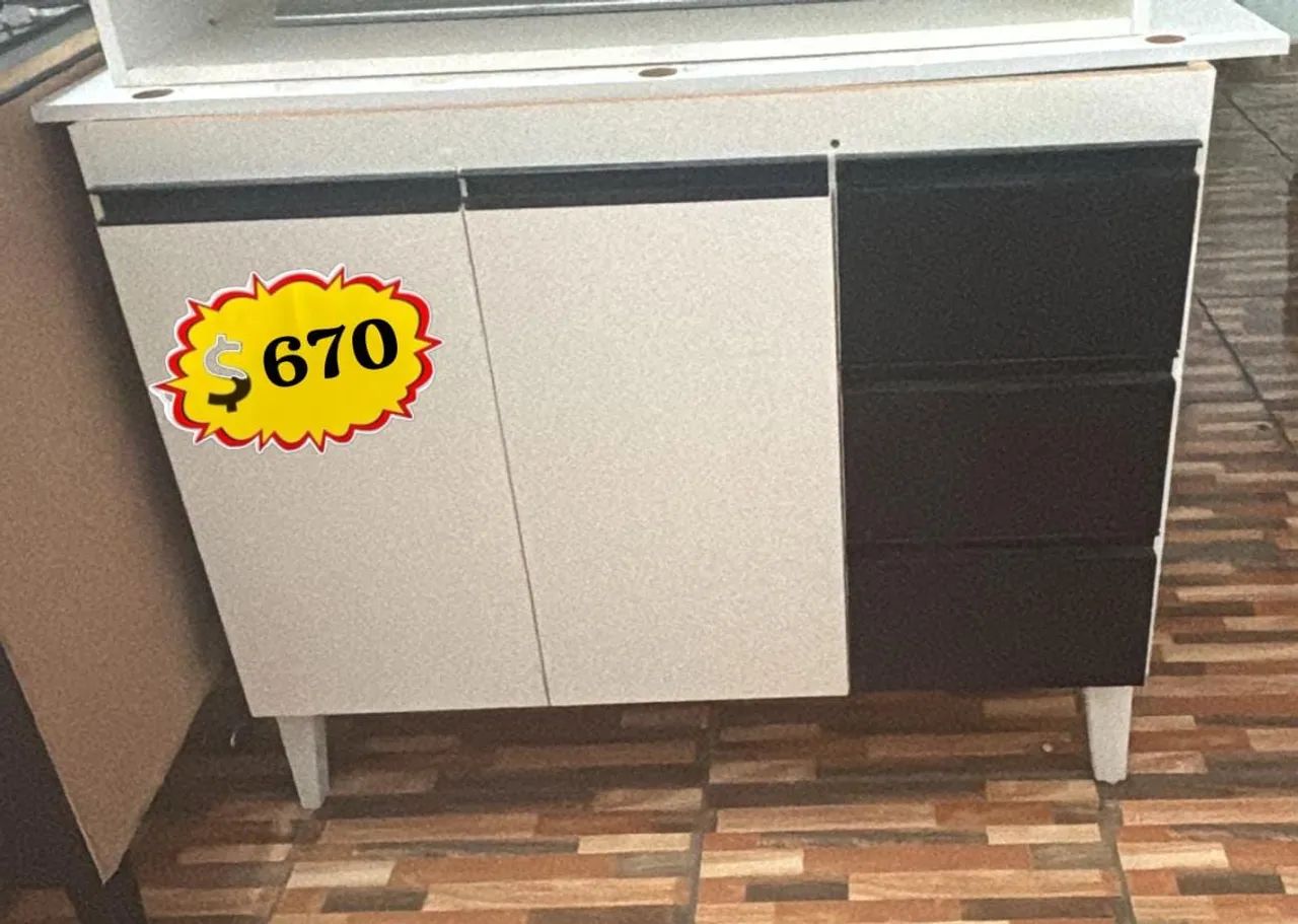 Balcão para pia de 1m e 1.20