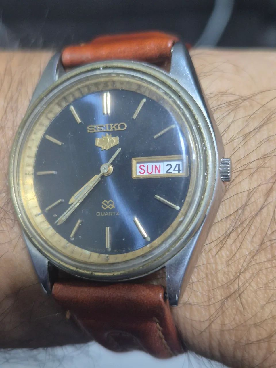 Relógio SEIKO LION HEAD (CABEÇA DE LEÃO)  À  QUARTZ   -   ÓTIMO ESTADO/RARO - Foto 3