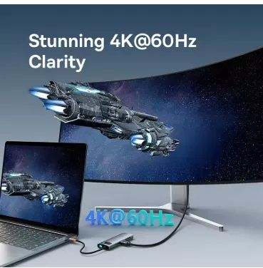 Hub Baseus HDMI 7 em 1, Carregamento Turbo, USB - Foto 3