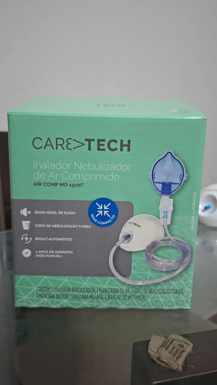 Inalador Nebulizador Care Tech - Ar Comprimido
