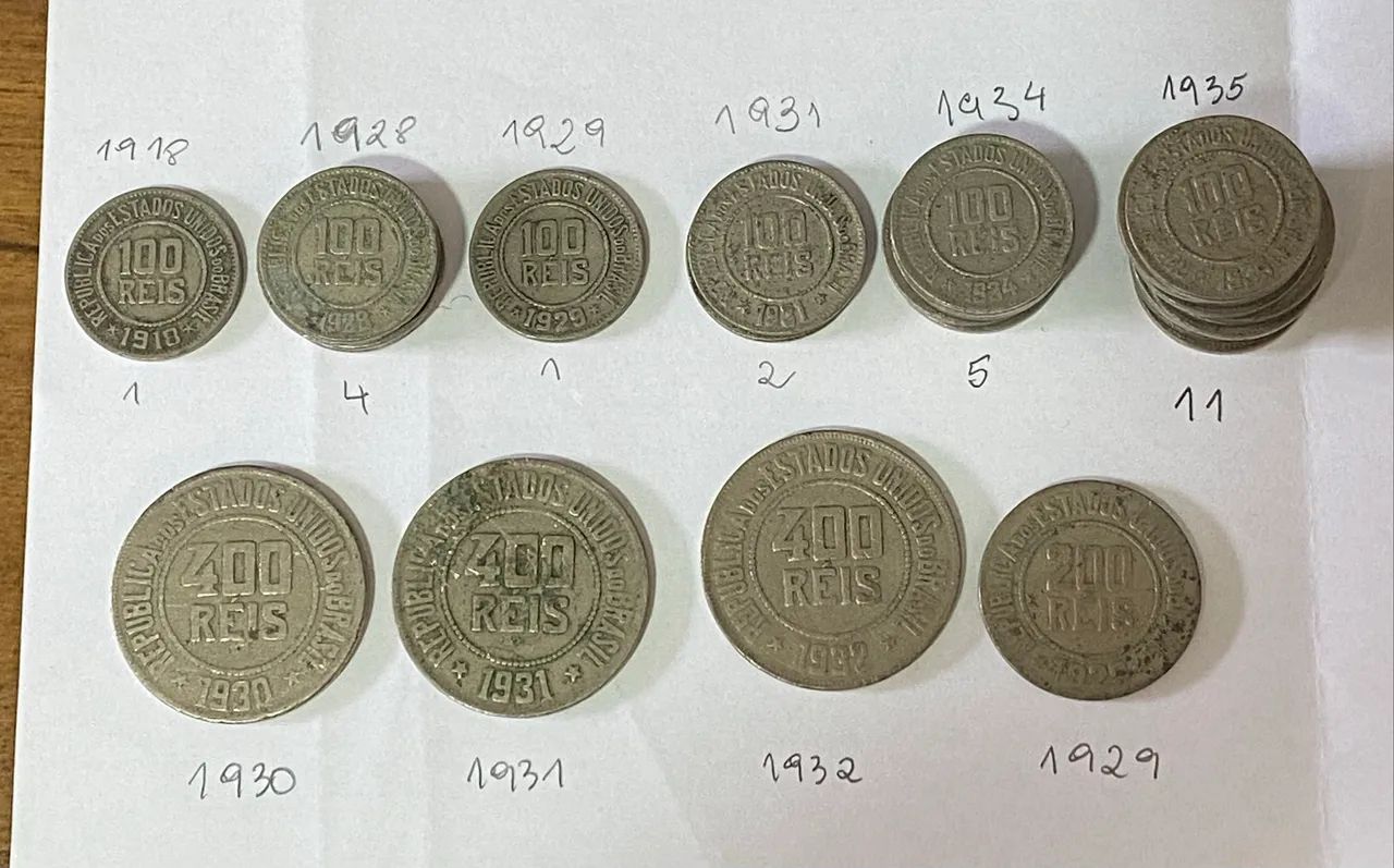 Moedas antigas do Brasil - Foto 4