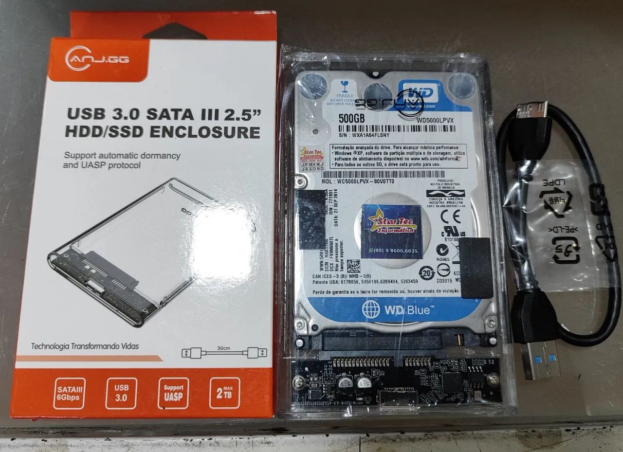 HD Externo 500GB