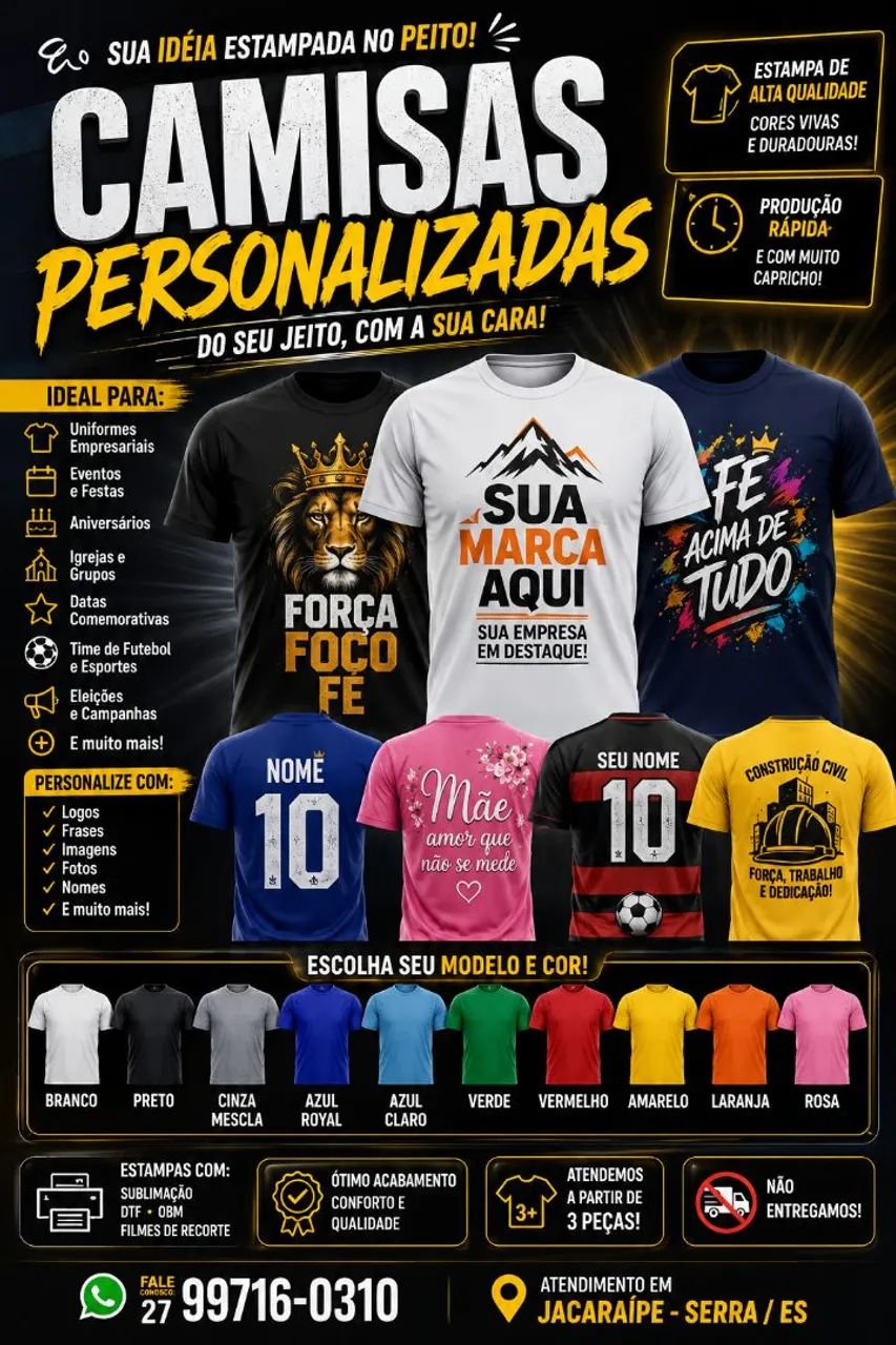 Camisas personalizadas 
