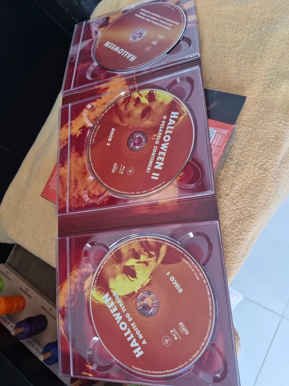 Blu-ray HALLOWEEN 1 e 2 obras primas - Foto 3