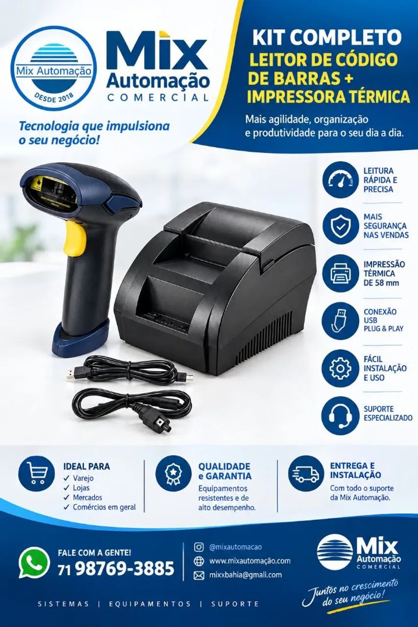Kit Automação Comercial 