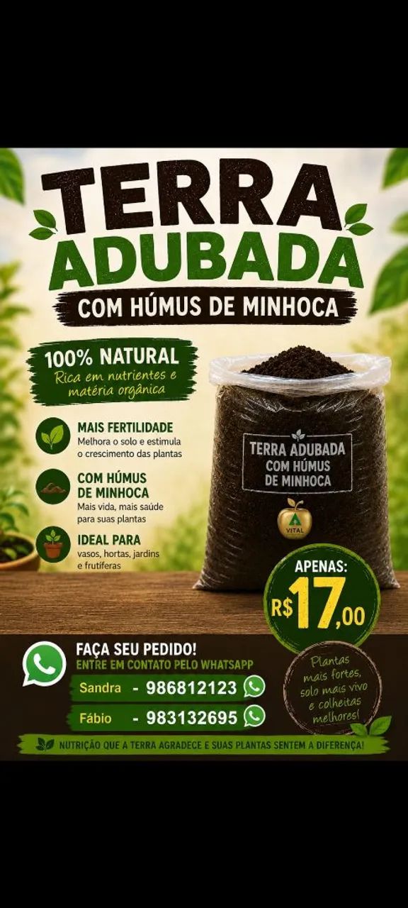 Terra adubada  - Foto 2