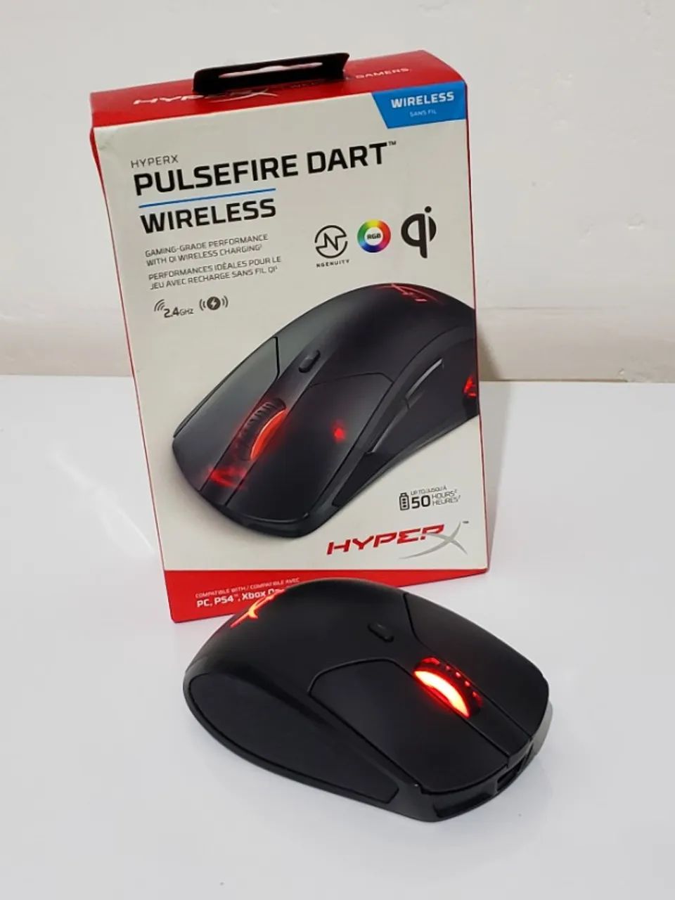 MOUSE GAMER HYPERX PULSEFIRE DART WIRELESS451967801152000002