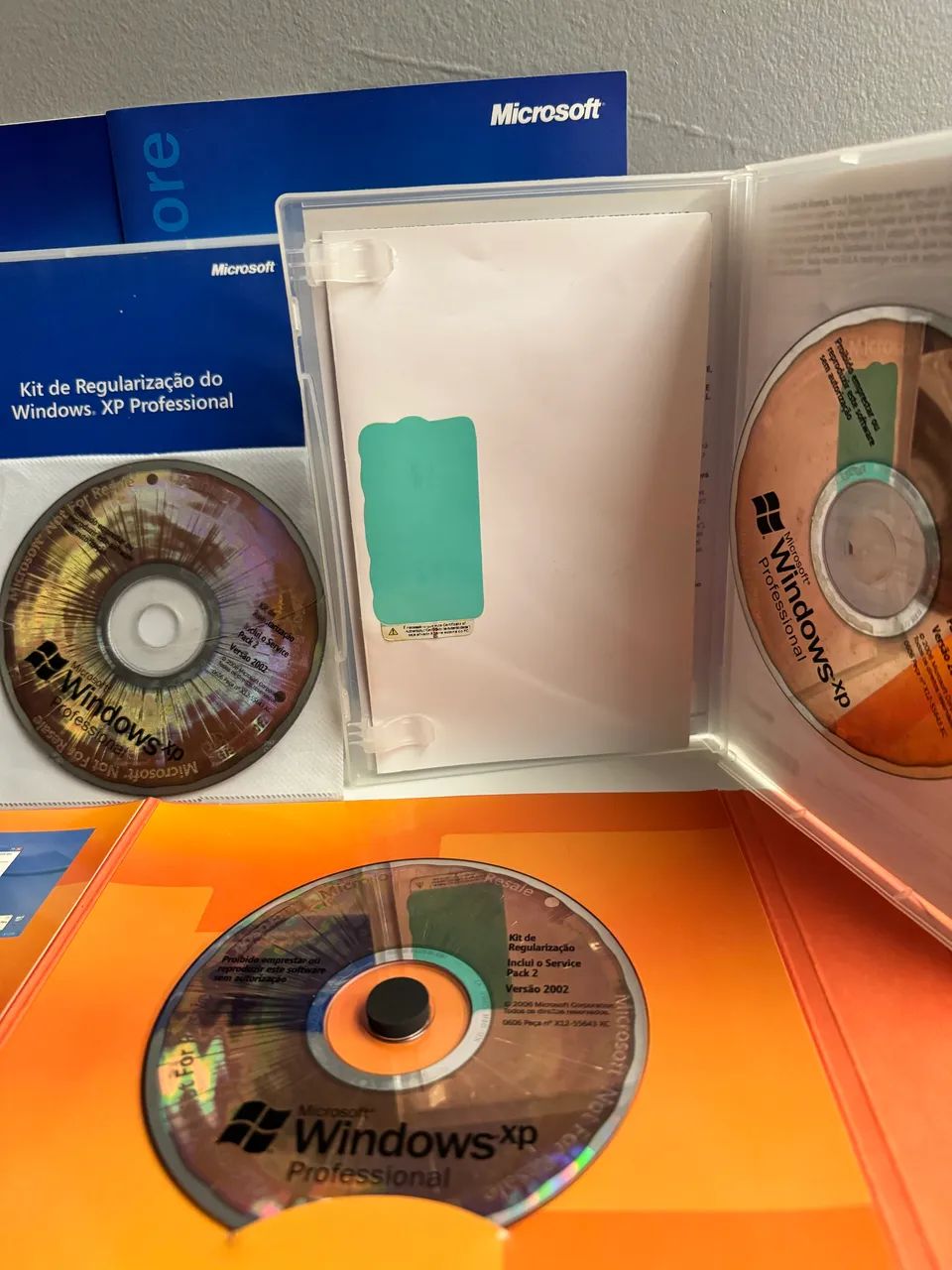 Windows XP Professional - Colecionador - Armazenamento