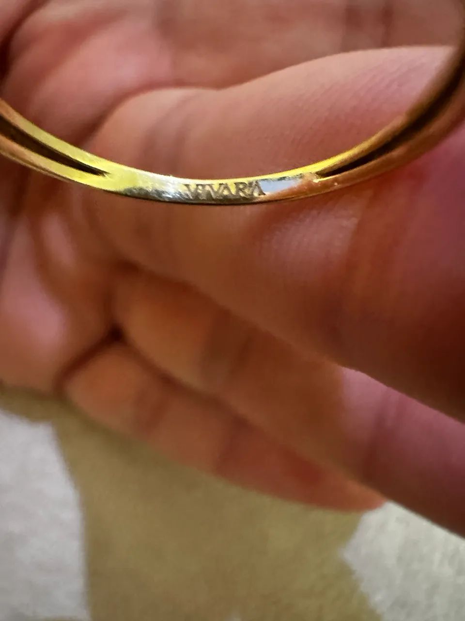 VENDO ANEL OURO VIVARA  - Foto 2
