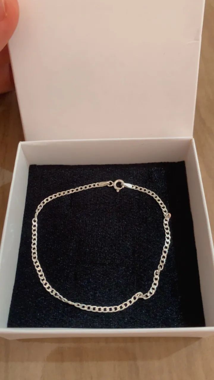 Pulseira de Prata 925 italiana legítima  - Foto 4