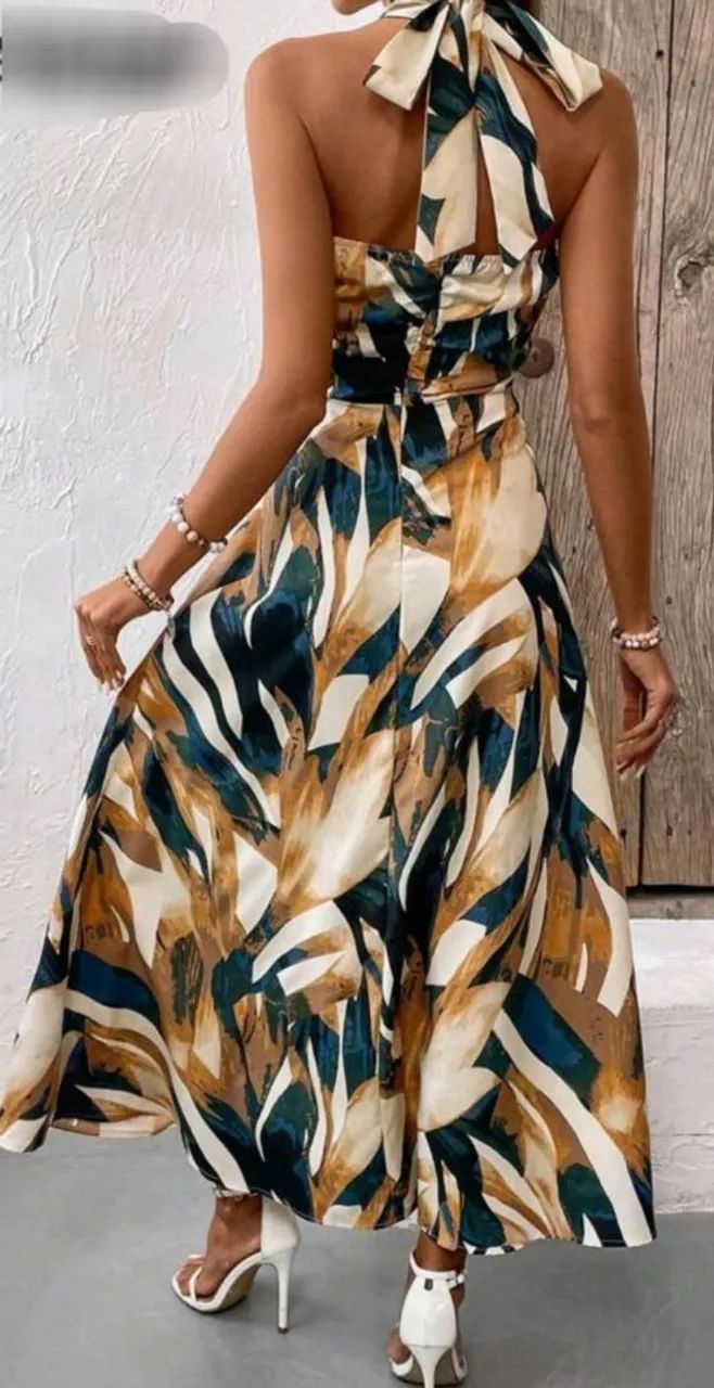 Vestido maxi longo - Foto 4