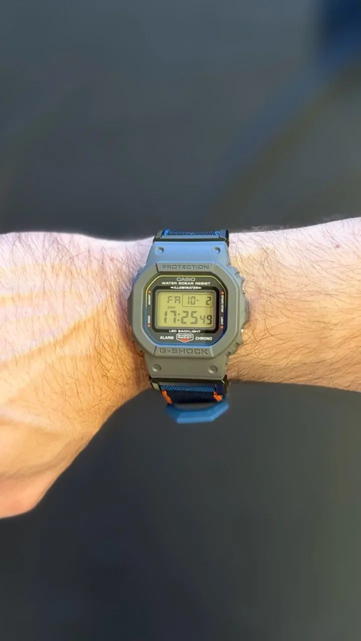 Relógio Casio G-shock Dw-5600mnc-8a2dr Fidlock - Foto 2