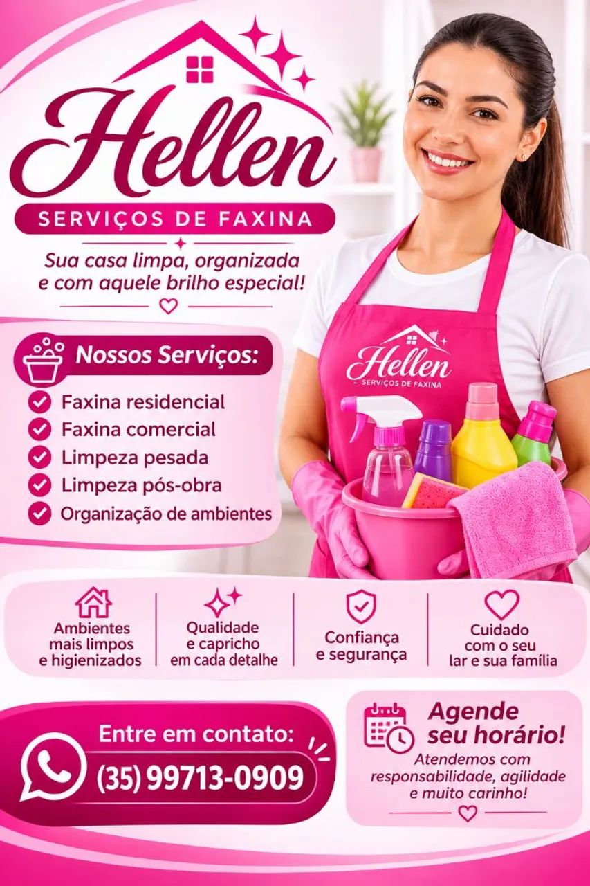 Serviço de faxina pesada e detalhada 