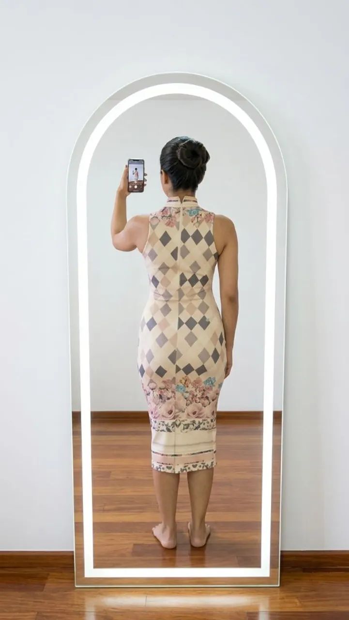 Vestido midi estampado - Foto 2