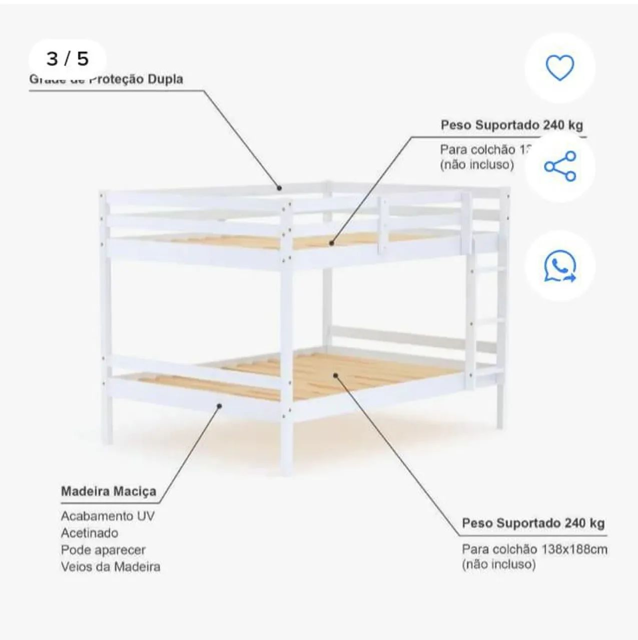 Cama Beliche CASAL  - Foto 5
