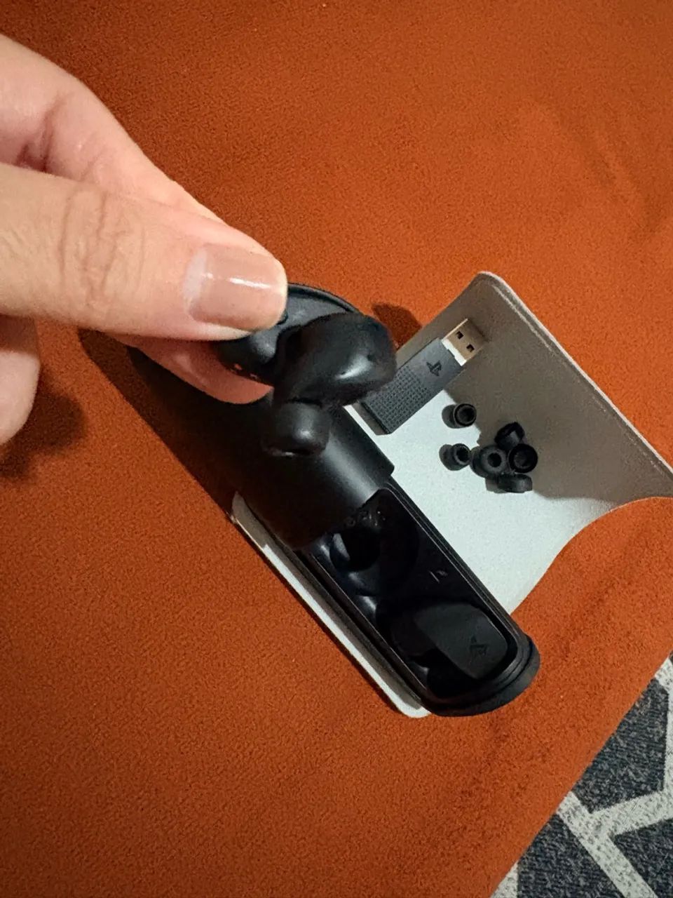Fone PlayStation Explore Pulse preto - Foto 3