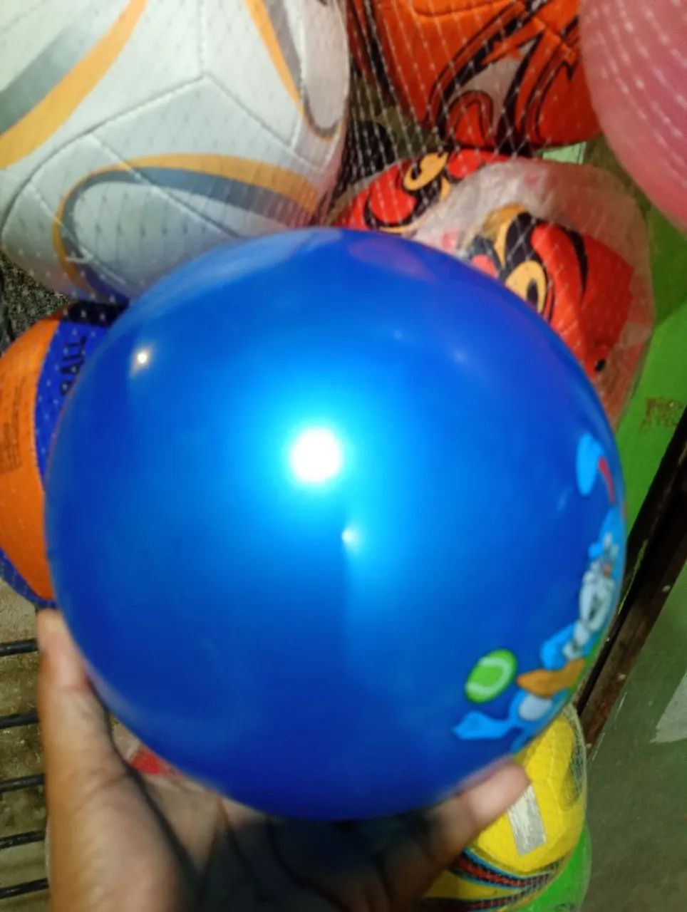 Bola azul infantil  - Foto 3