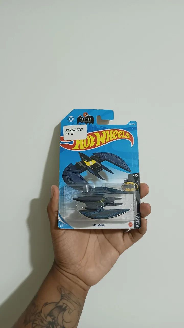 Hotwheels Nave do Batman Batplane