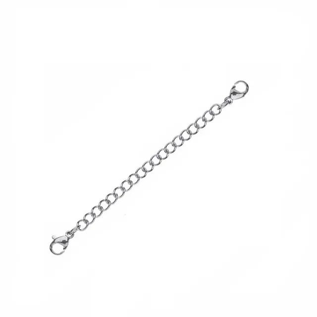 Extensor para colares 5 cm Prateada - Foto 2