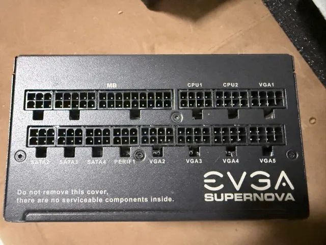 Fonte EVGA 1000w full modular 80+gold - Foto 2