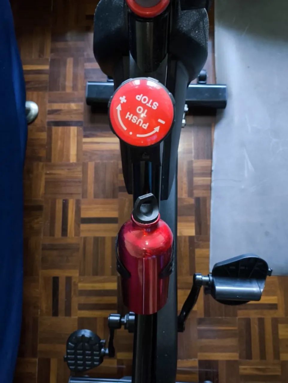 Bicicleta Spinning Mecânica New Speed Q50 Vermelha/Preta - Academia em Casa  - Foto 4
