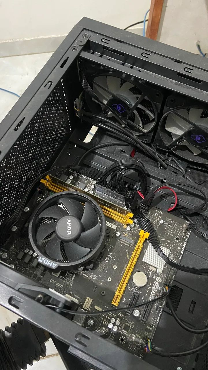 b450m placa mae pc gamer roda tudo - Foto 2