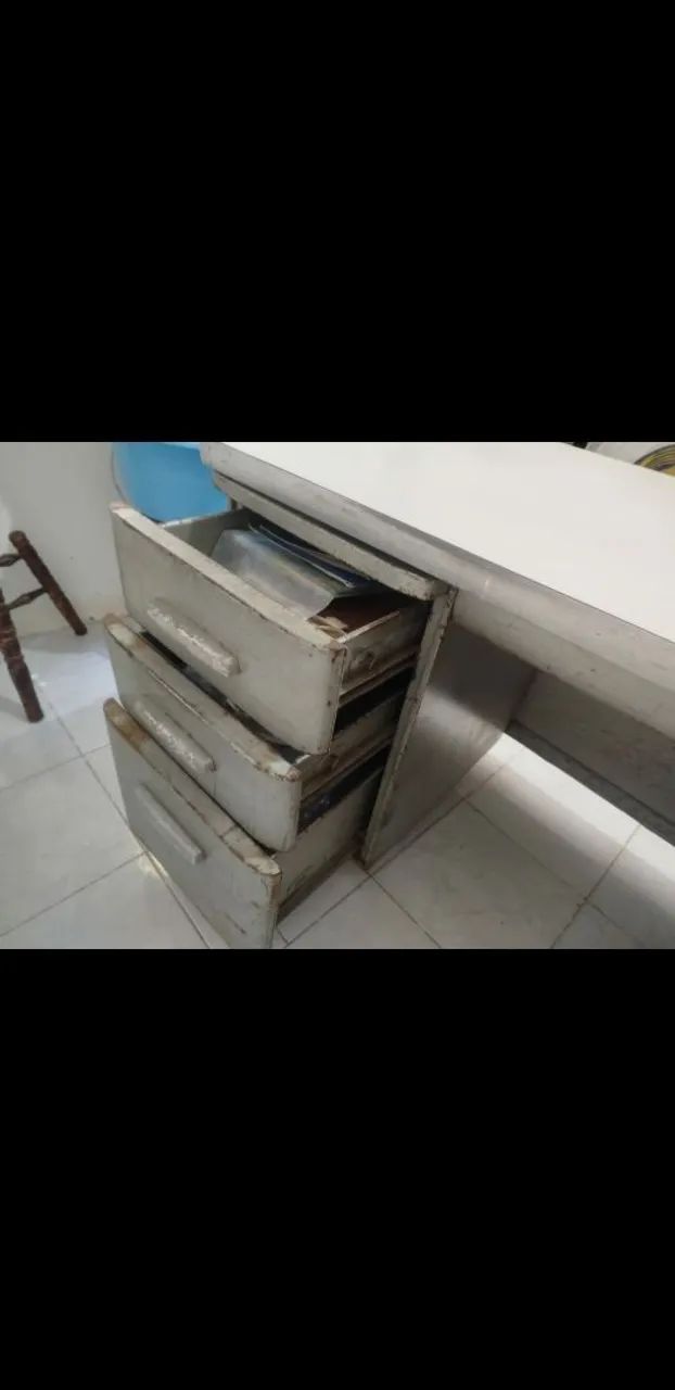 Mesa Escrivaninha em aço - Foto 5