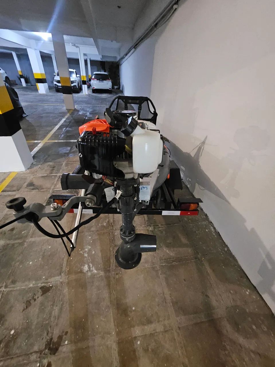 Caiaque de pesca hidro2eco caiman 100 com motor  - Foto 3