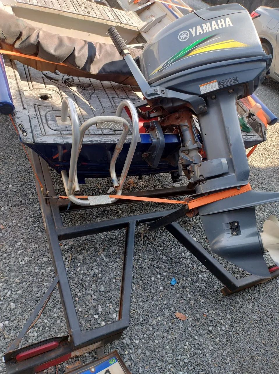Canoa Calaça Flash Bass PRO 30cv Urgente! - Foto 5