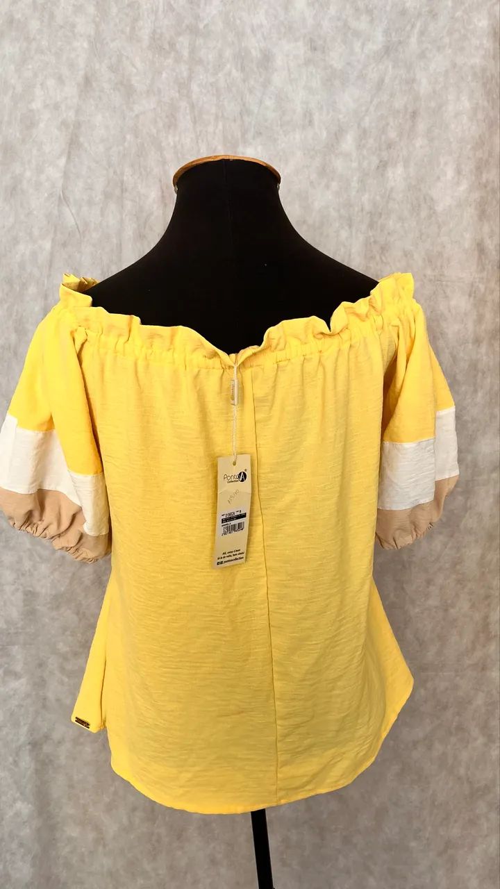 Blusa em crepe NOVA - Foto 3