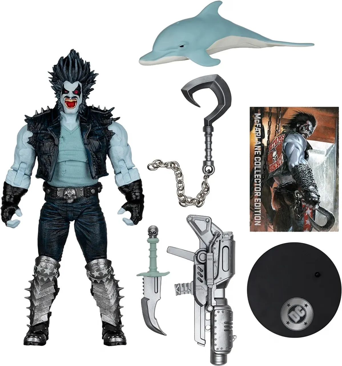 Mcfarlane toys - lobo collector edition dc classic - Foto 4
