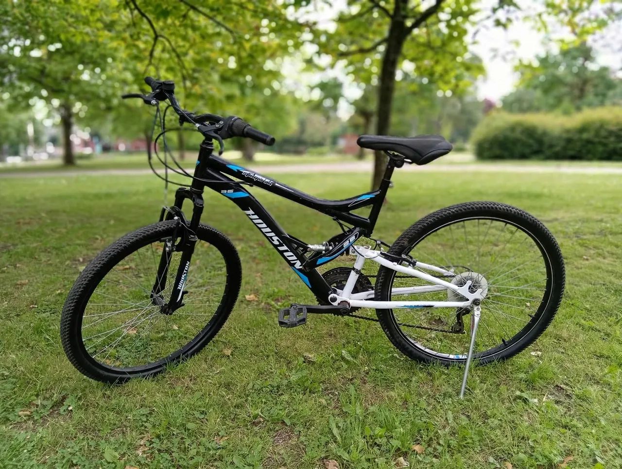 Bicicleta  dupla suspensão ACEITO TROCA  - Foto 2