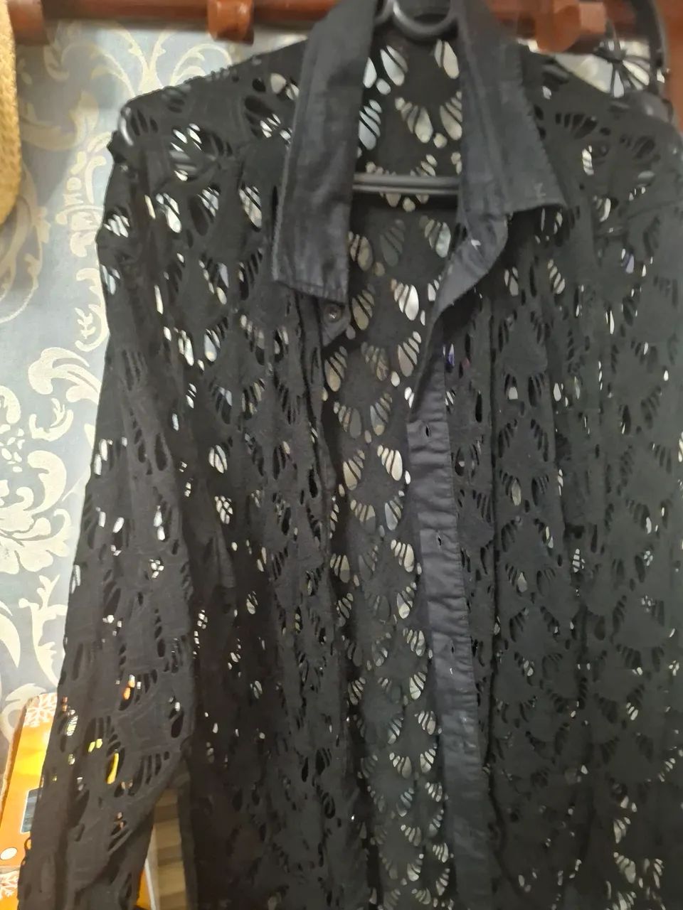 Camisa preta vasada - Foto 2