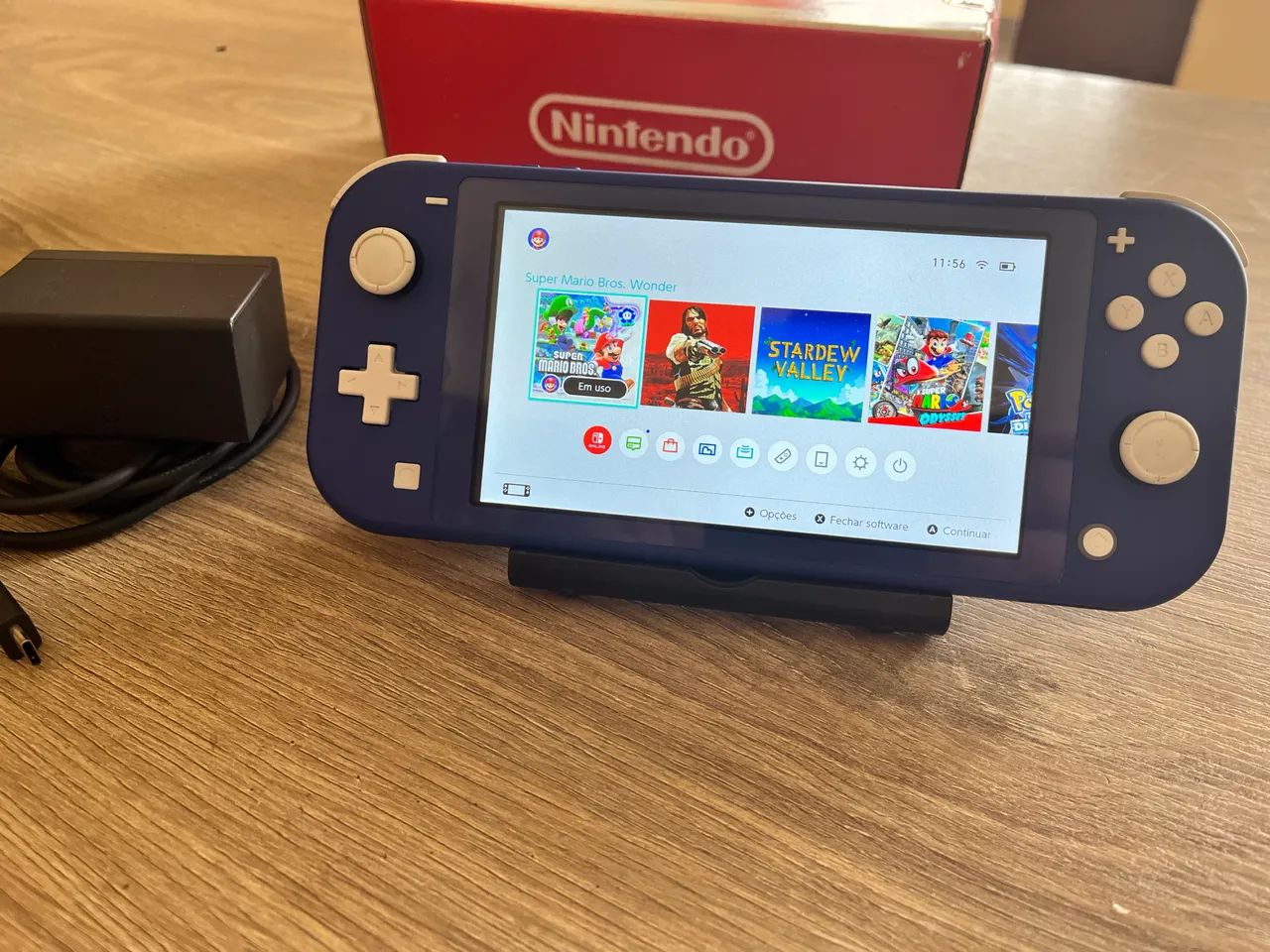 Nintendo Switch Lite Azul Desblok 64Gb - Foto 2
