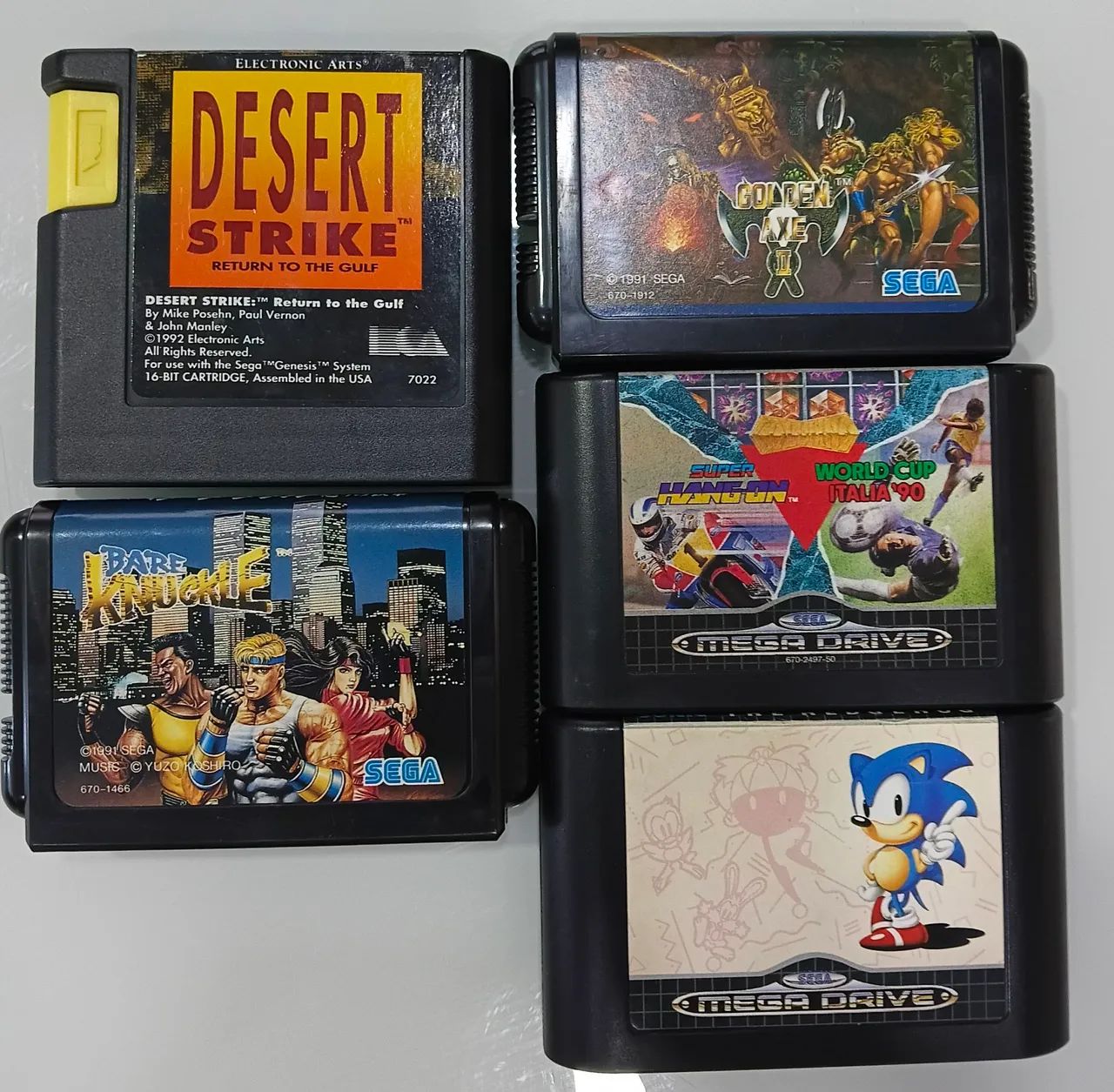 Cartuchos e joystick Mega Drive - Foto 4