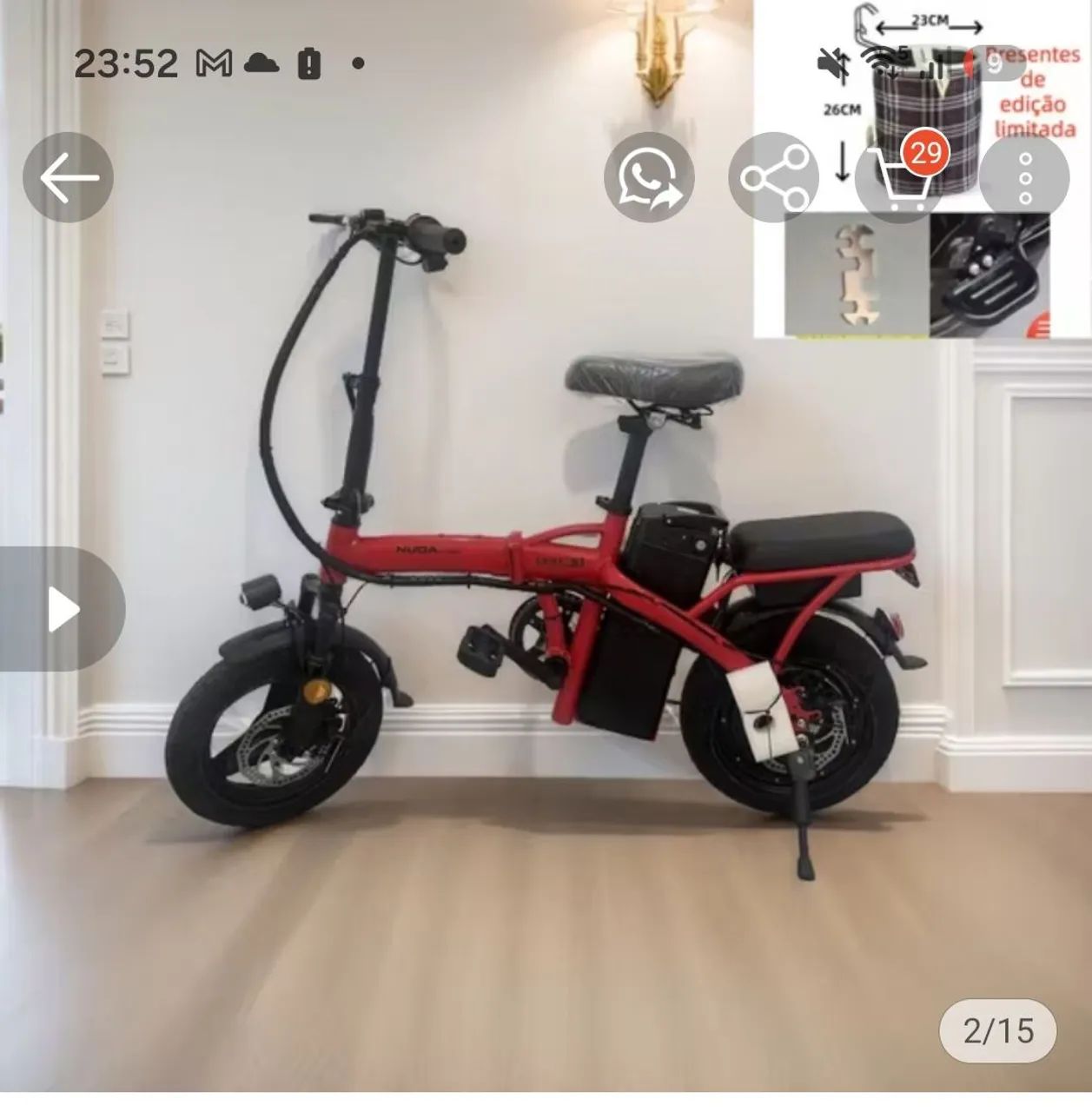 Bicicleta eletrica 