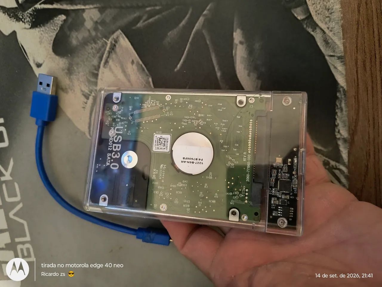 HD externo wd 1 terá  - Foto 2