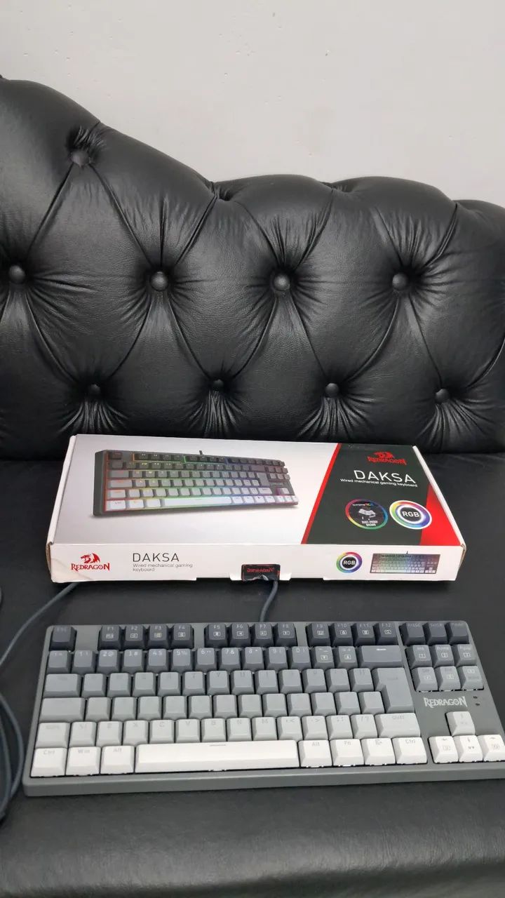 Teclado mecânico redragon daksa