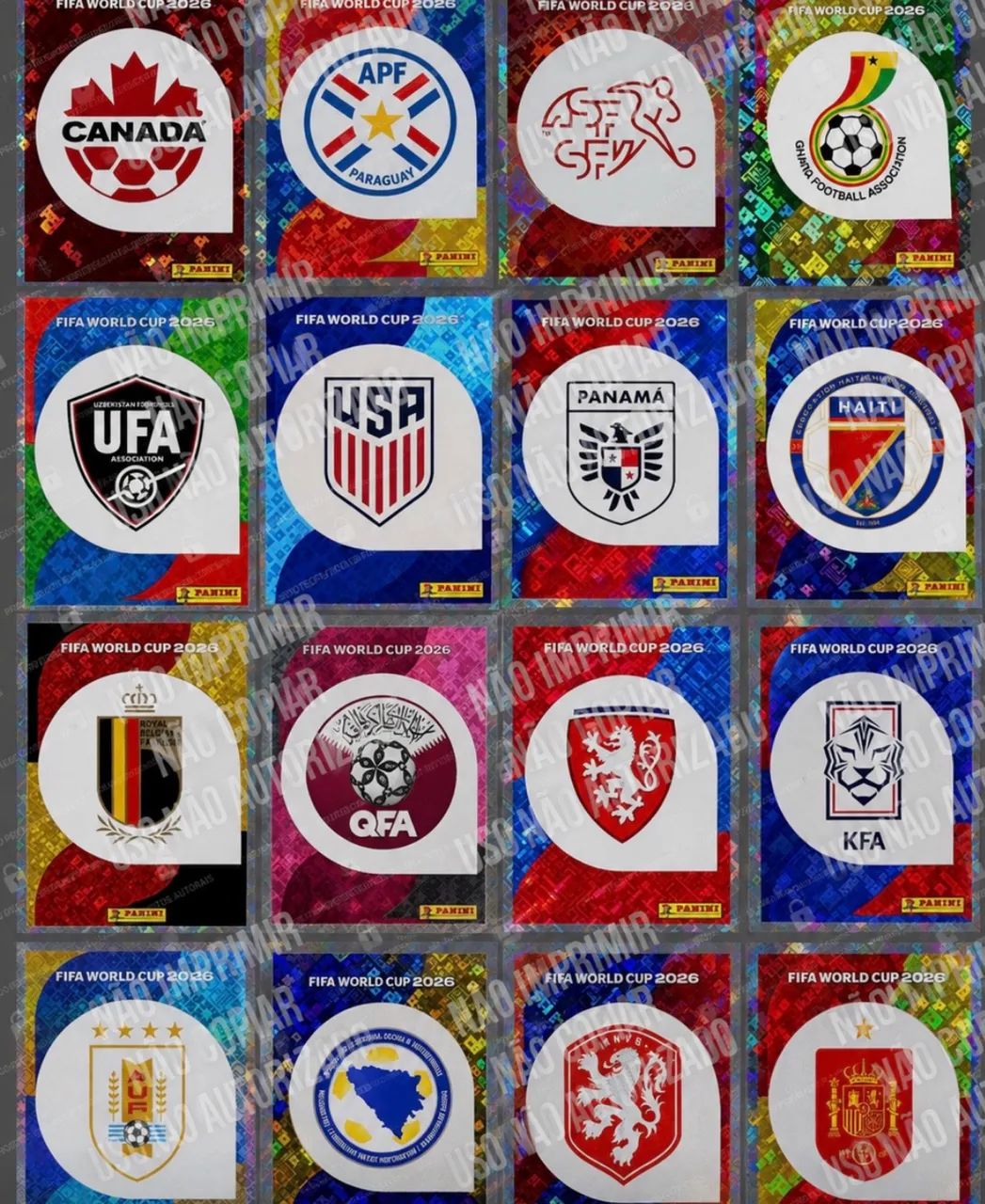 Figurinhas Holográficas Copa 2026 - Foto 2