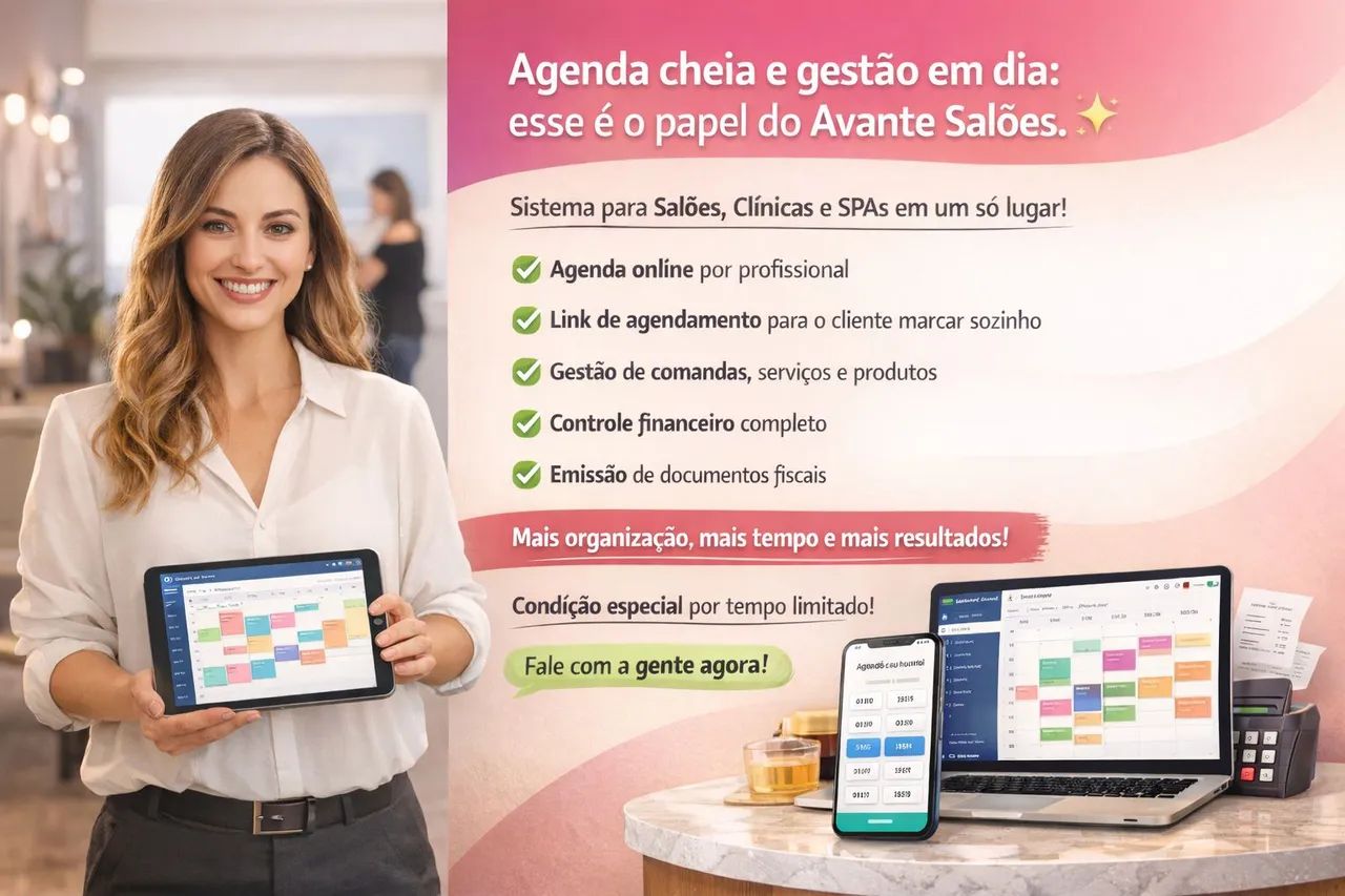 Sistema para Salão, Barbearia e Estética 