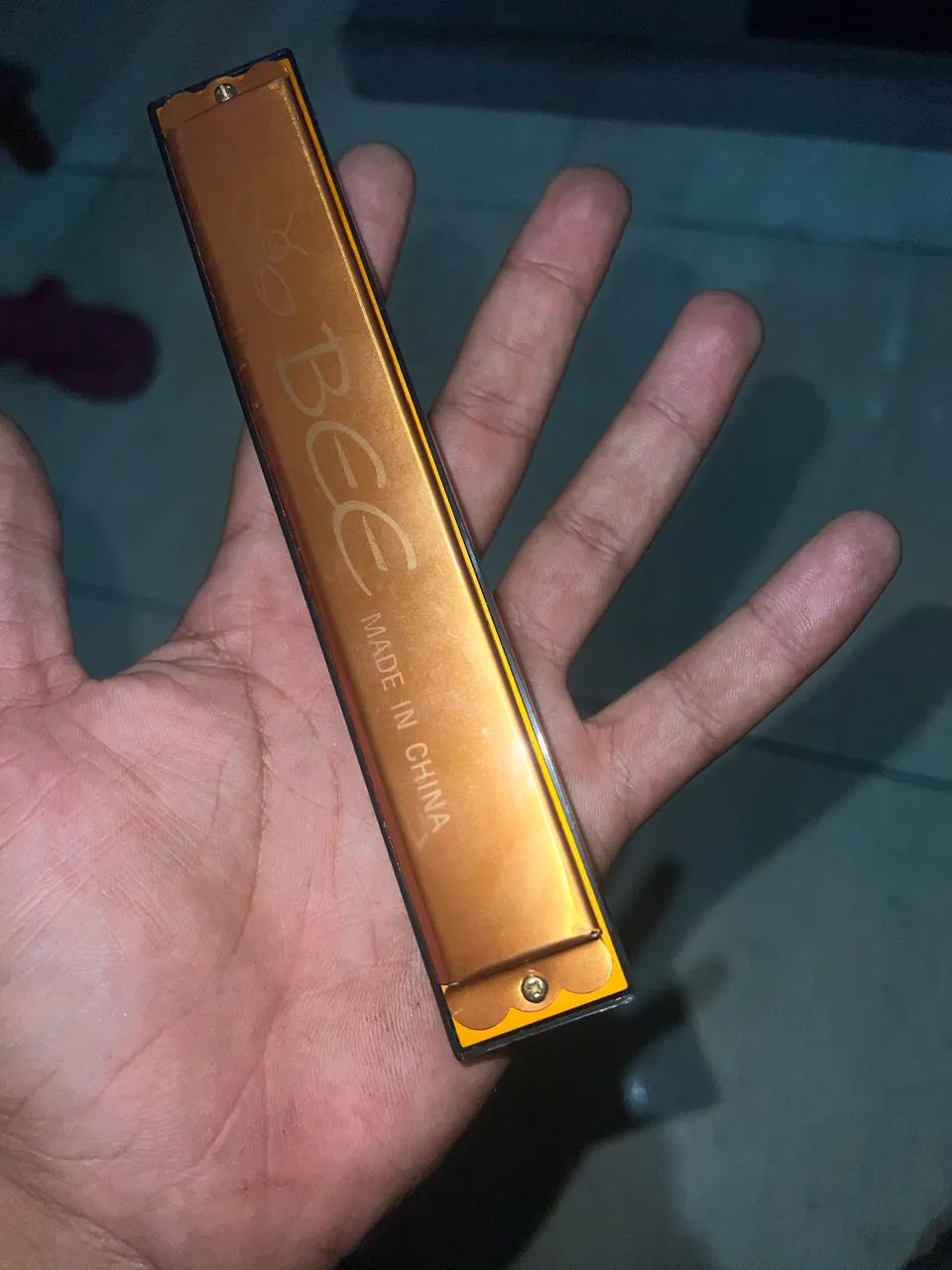 Gaita Harmônica BEE Dourada ? Usada